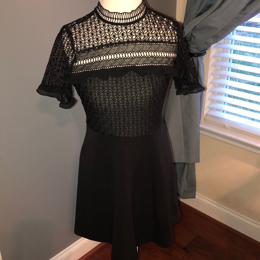 NWT Zara lace top dress SzL